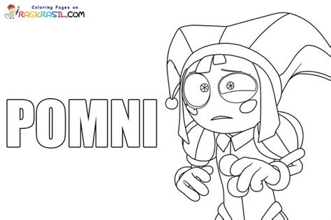 pomni ausmalbilder|Pomni Coloring Page